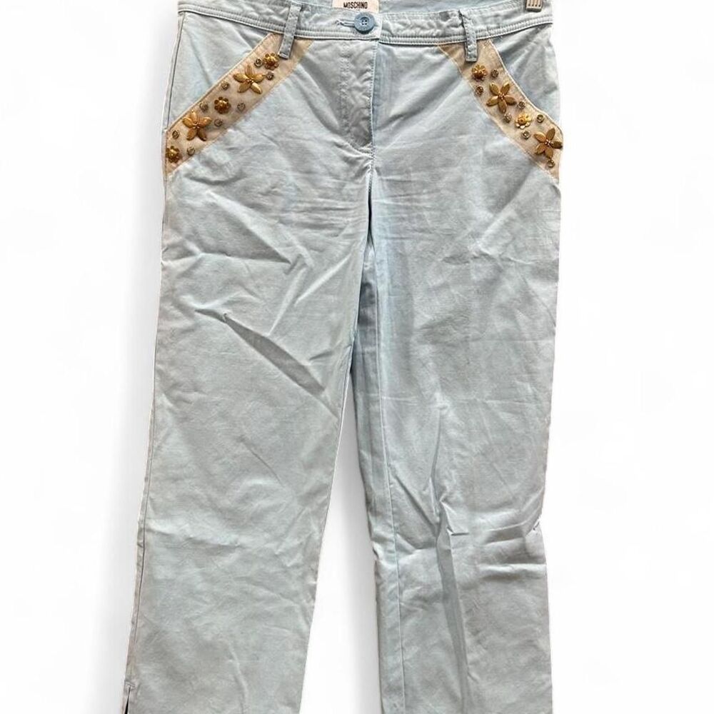 Moschino Women's Blue Trousers